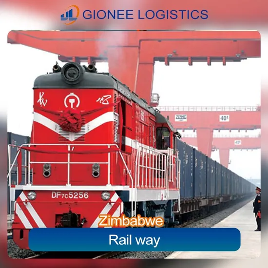 DDP Railway Transportation to Zimbabwe Railway Shipping Freight Forwarding International Train Agent