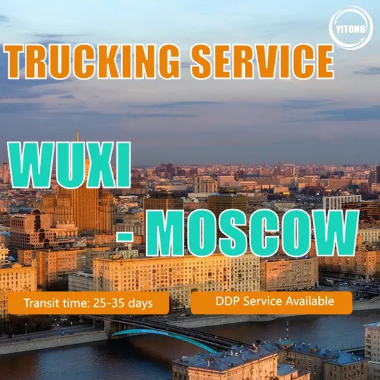 Trucking Companies Shipping to Russia Logistics Russia China Goods Bulk Shipping Broker Taxes Cargo Export Agent From Wuxi to Moscow