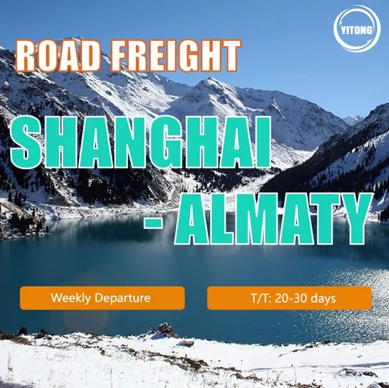Road Freight From Shanghai to Almaty