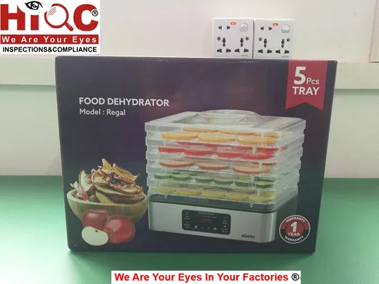 Food Dehydrator Inspection/Quality Control Inspection/Third Party Inspection