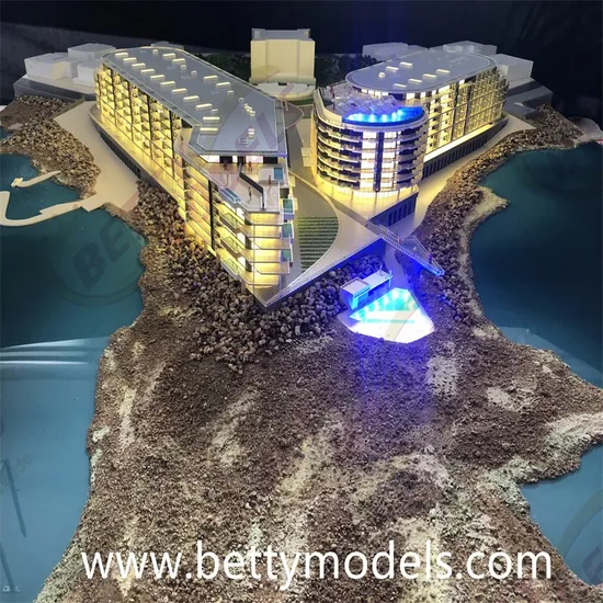 Resort Hotel Scale Architecture Model Custom Commercial Building 3D Physical Models