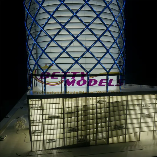 Commercial Shopping Mall Scale Building Model Maker with Light