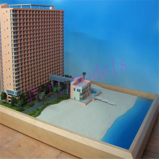 Commercial Shopping Center Building Scale Model Making 3D Physical Architecture Models
