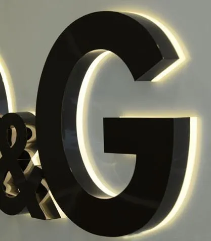 Customized Outdoor Waterproof Double Sided Illuminated Acrylic Letters