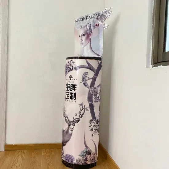 Excellent Cosmetic Advertising Cardboard Showcase Store Retail Display