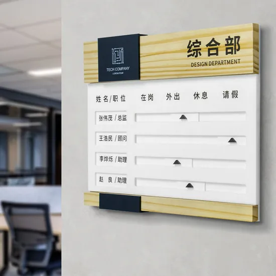 Wayfinding Guest Guidance Wall Mounted Office House Room Name Sign Plaques