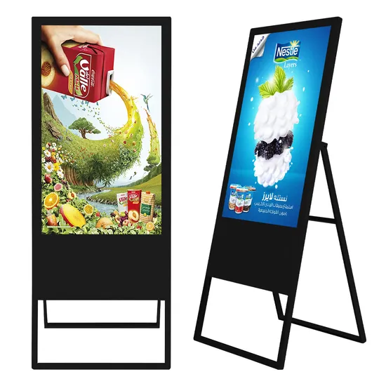 Portable Standing Kiosk Indoor LED Advertising Digital Signage and Displays Media Player