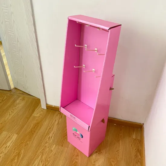 Doll Figure Display Rack Nail Polish Stand Holder Gift Lip Balm Promotion Stand with Hook