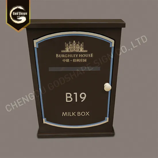 Stainless Steel Postbox Wall Mounted Cambered Shaped Residential Mailbox