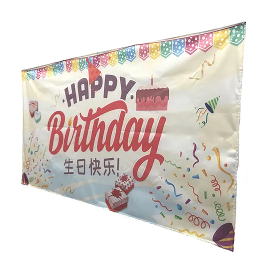 Custom Colorful Designs for Merry Christmas Party Decoration Banners