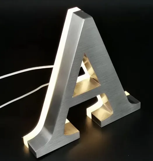 Wholesale Custom Made LED Lighted Acrylic Letter Sign Signage Letters