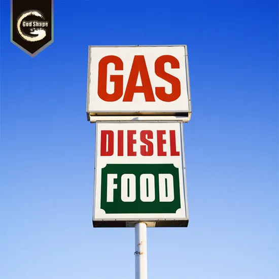 Outdoor and Indoor Gas Station Price Digital LED Signs and Pylon Board--0419