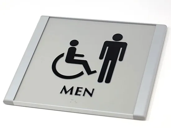 Premium Metal Acrylic Satin Series Insert Room Signs for Door Wall