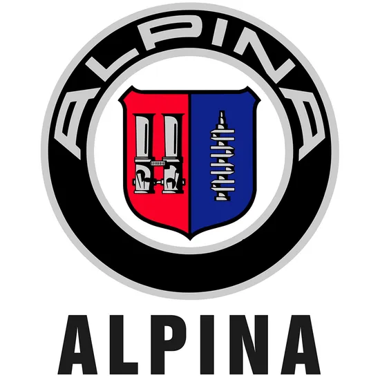 Custom Chrome Car Body Alpina Logo Auto 3m Adhesive Sticker Emblem