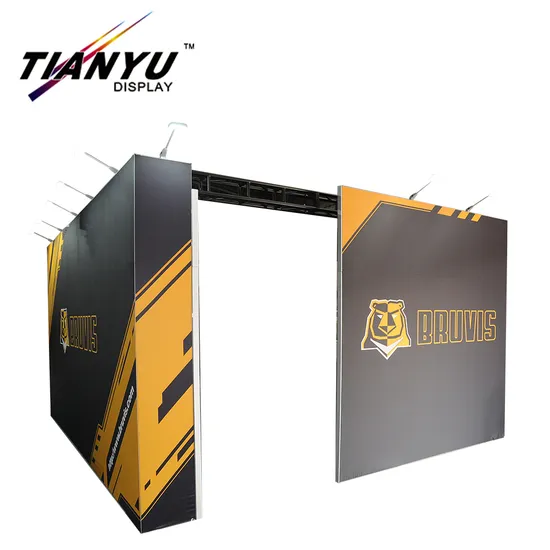 Eye-Catching Exhibition Booth Backdrop for Fast Tradeshow Display