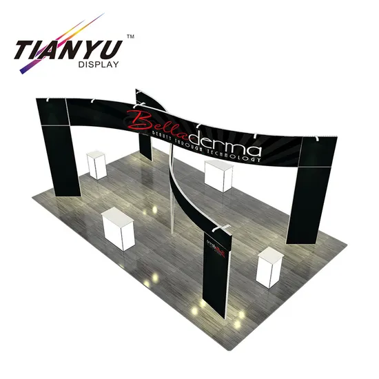 High Quality Portable Photo Booth Aluminum Trade Show Backdrop Stand