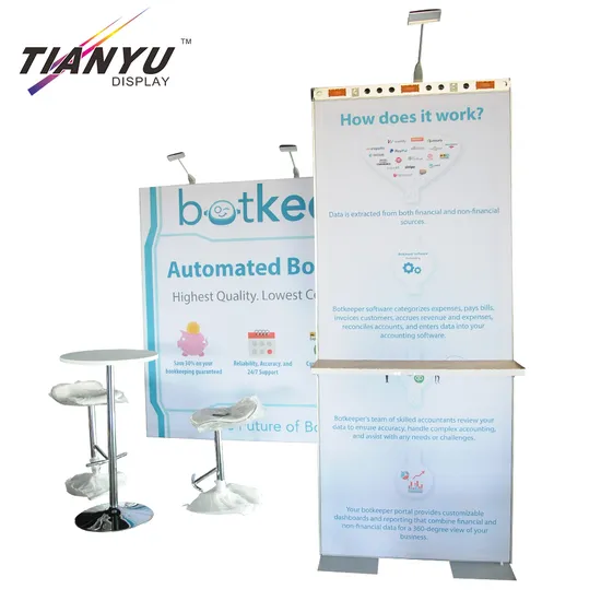 Portable Aluminum Modular Standard Trade Show Exhibition Booth Display Stand