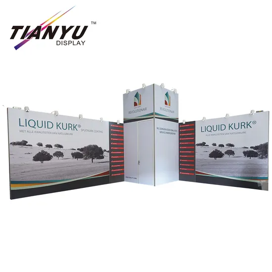 New Portable Trade Show Aluminium Backdrop Booth Display Stand