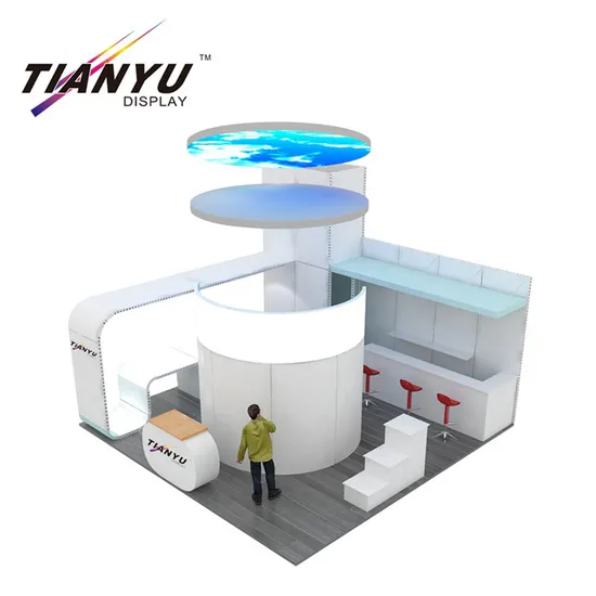 Aluminum Standard Exhibition System Trade Show Display Booth for Clothing Display