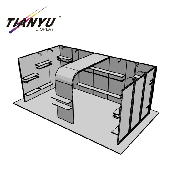 Portable Flexible Light Weight Modular Exhibition Booth Stand Builder