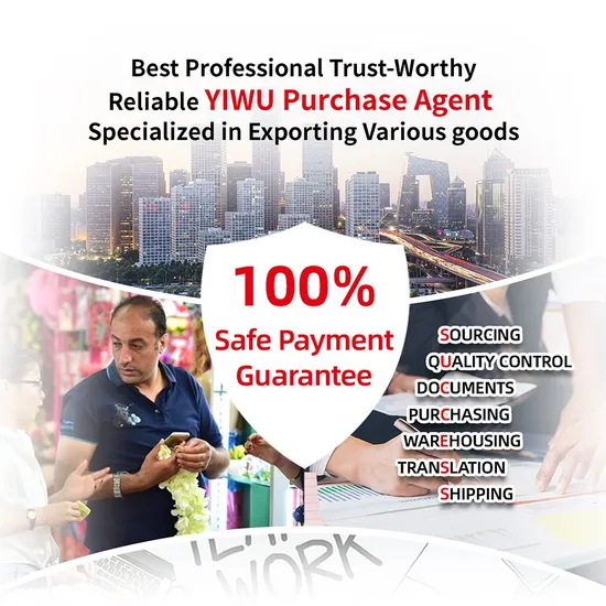 Most Professional One-Stop Trust-Worthy Yiwu Sourcing Agent with Great Services After Sales in China Yiwu Commodity City