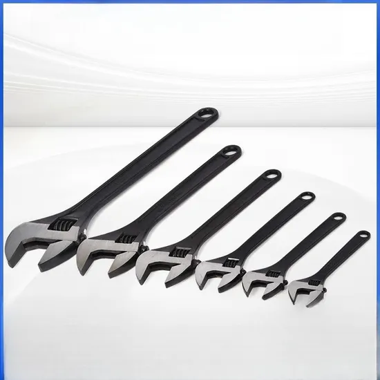 Wholesale Large Open Black Light Handle Adjustable Wrench Purchase Agent