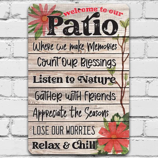 8X12 Use Indoor or Outdoor Farmhouse and Front Porch
