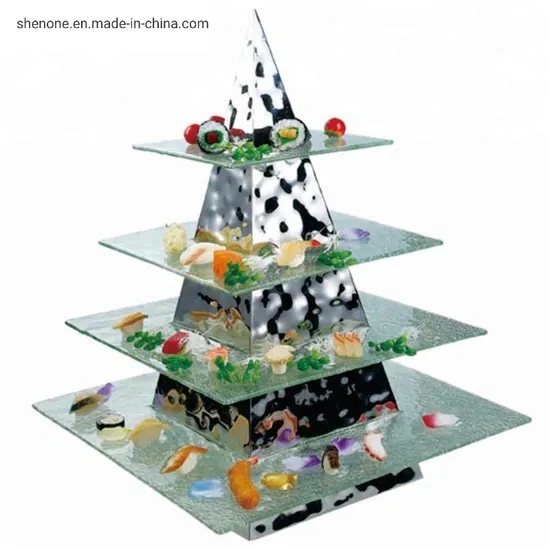Shenone Modern High Tea Cake Display Stands Rose Gold Buffet Stands Ss Shelf Food Buffet Display Stand Catering