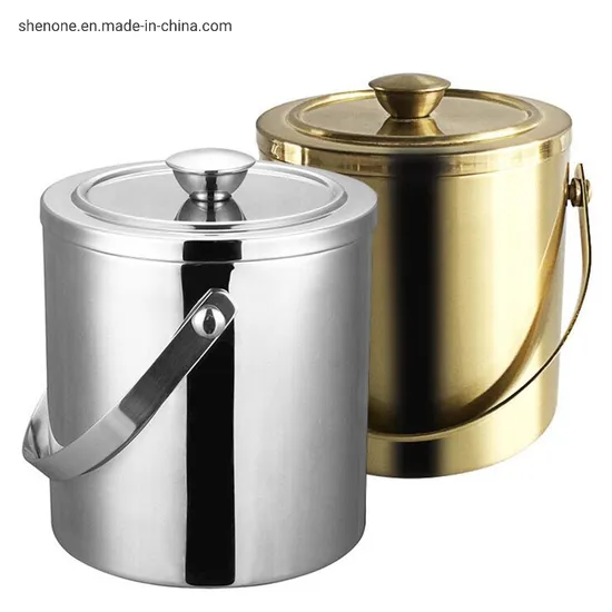 Shenone High Quality Factory Stainless Steel Ice Bucket 3L Champagne Wine Bucket 2020