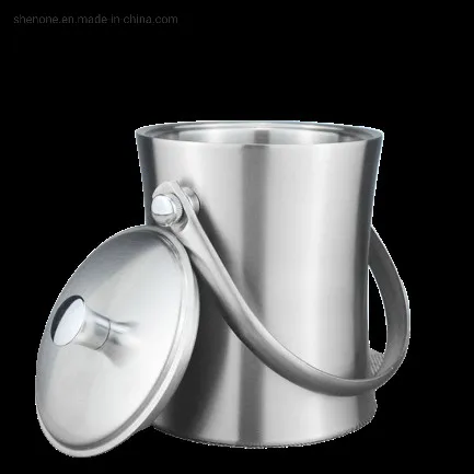 Shenone 2.8L High Polished Stainless Steel Champagne Wine Ice Bucket