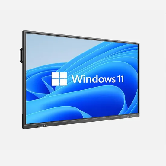 85 Inch Portable Smart Whiteboard Writing Teaching Touch Screen Monitor LCD Interactive Panel