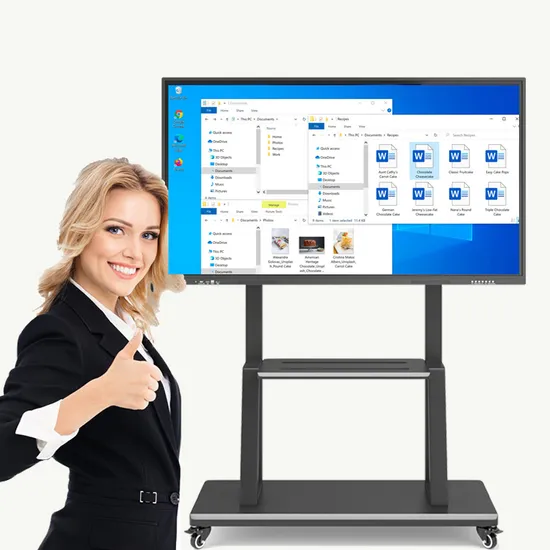 Customized 55 75 Inch Intelligent Interactive Whiteboard Electronic Whiteboard Smart Board for School Meeting