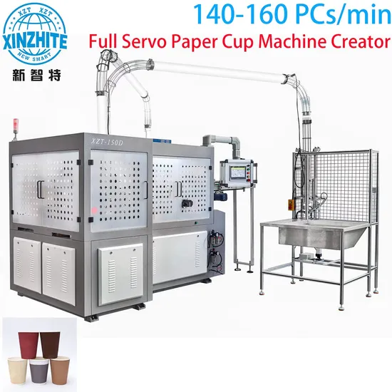 Disposable Paper Coffee Cups Espresso Cappuccino Take Away Cups Forming Machine
