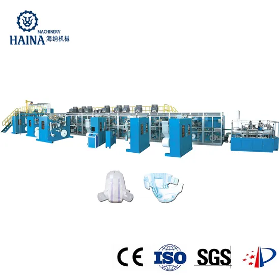 Haina Sanitary Pads Adult Diapers Baby Diapers Production Equipment Sanitary Napkins Making Machine