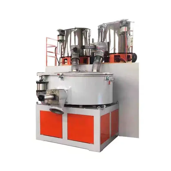 Industrial High-Speed Hot Heating Cooling PVC Mixer Machine for Plastic Powder Granules Mixing and Recycling with Wear-Resistant Blades Prevent Agglomeration