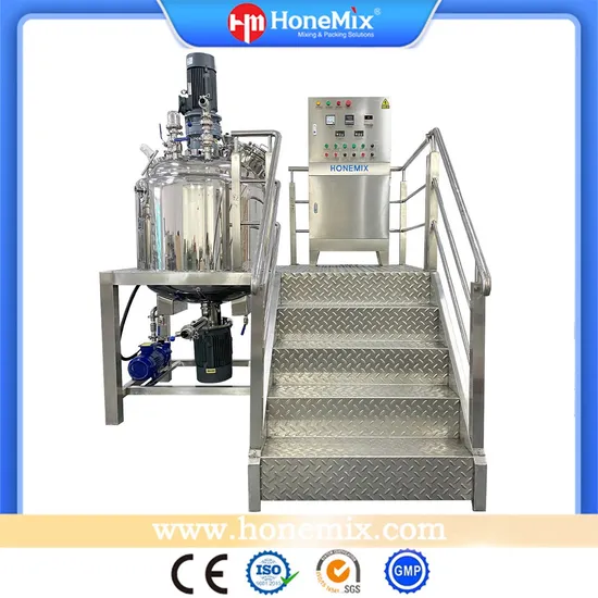 Honemix Food Industry 300L Vacuum Mixer Jelly Juice Jam Mayonnaise Paste Making Machine
