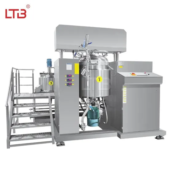 Hot Sale Vaseline Ointment Vacuum Emulsifier Mixing Hair Dye Paste Cosmetic Cream Reactor Manufacturing Mayonnaise Homogenizer Mixer Toothpaste Making Machine