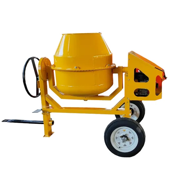 500L Diesel Engine Portable Mortar Concrete Mixer Plant Sale