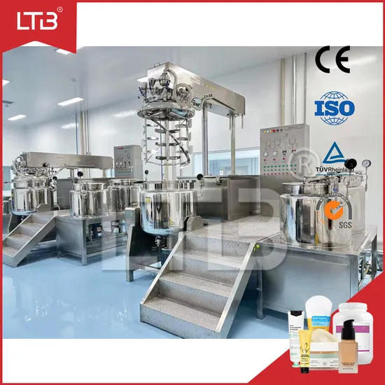 Food Grade Sauce Cosmetic Cream Making Processing Tomato Paste Ketchup Homogenizer Emulsifying Mixer Mixing Equipment Mayonnaise Emulsifying Machine
