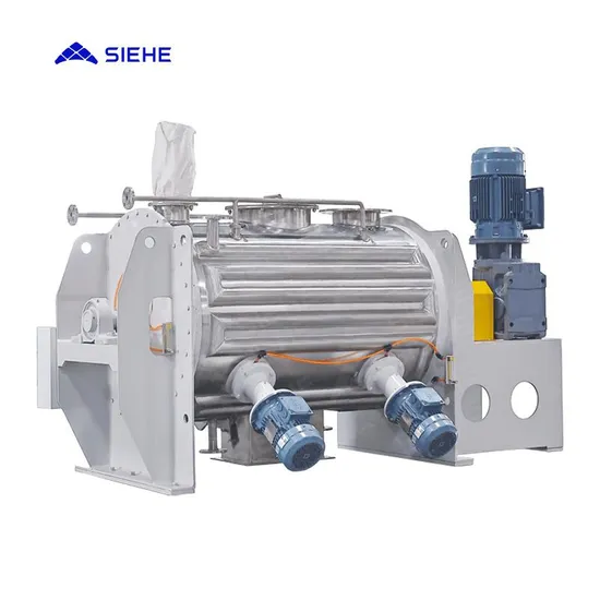 Horizontal Drying Mixer for Animal Feed Poultry Carbon Black Polymer Powder Mixer