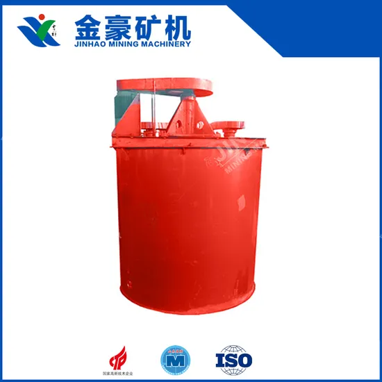 Mining Machinery Rj Single Impeller Agitation Tank with Cone Bottom and Flat Bottom Used for Gold, Silver, Copper Mines (RJ35)