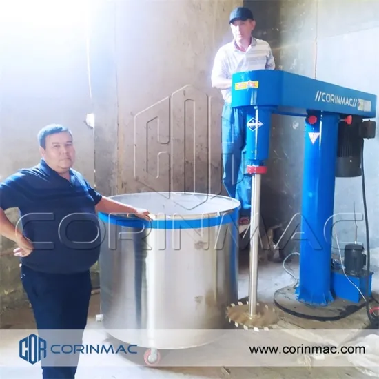 Hydraulic Lifting Disperser Water Based Paint Vacuum High Speed Disperser Mixer Manufacturer