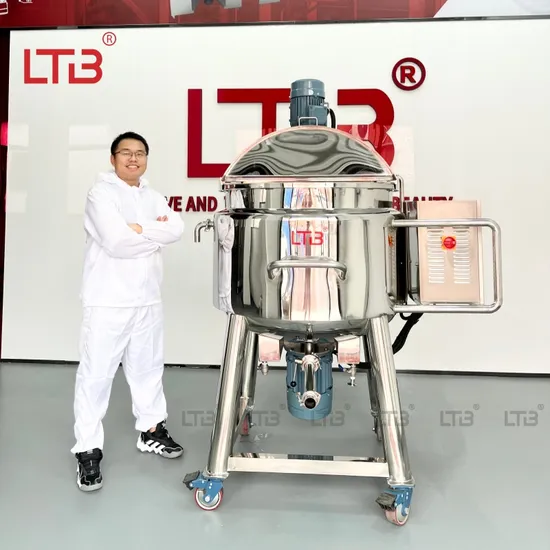 Easy to Wash Blender Detergent Mixer Stainless Steel Dishwasher Cleanser Machines Manufacture Liquid Soap Mixing Tank High Speed Shear Making Mixer