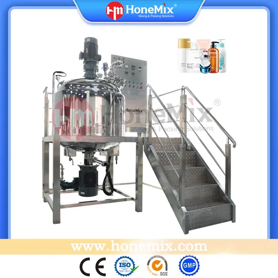 Cosmetic Production Emulsifying Fixed Type Vacuum Emulsify Equipment Cream Mixer Homogenizer Machines