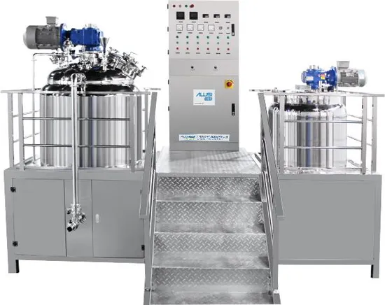 Cosmetic Mixing Tank Equipment Vacuum Homogenizing Emulsifying Mixer Machine