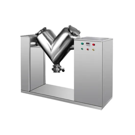 Vh50 No Plugging Material Vacuum Pharmaceutical V Shape Powder Blender Mixer