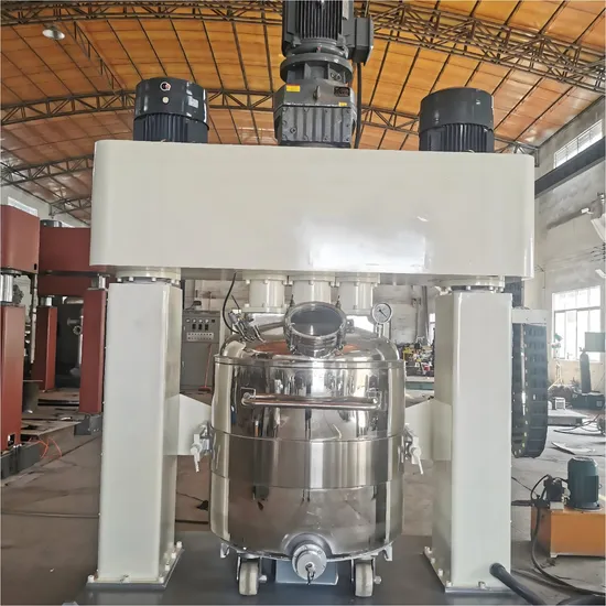 Double Shaft Stepless Speed Hydraulic Vacuum Dispersing Mixer
