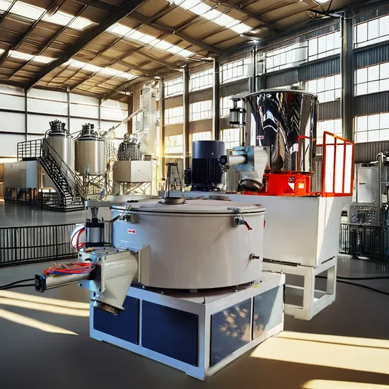 Automatic Vertical Plastic PVC Mixer Machine Cycle Operating Screw Mixer Unit Mixing Heating Cooling Powder Equipment for Recycling Line