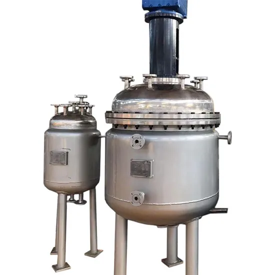 High-Yield Synthetic Rubber Adhesive Reaction Tank Stainless Steel Reaction Tank