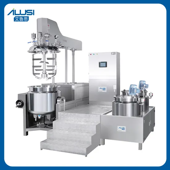 Facial Cream Vacuum Homogenizing Emulsifying Mixer Machine Lotion Sunscreen Cosmetic Production Processing Mixing Emulsifier